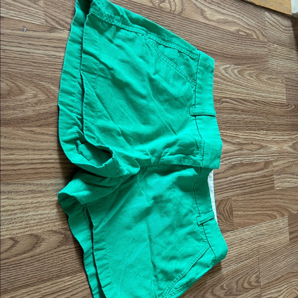 J. Crew Vibrant Green Shorts